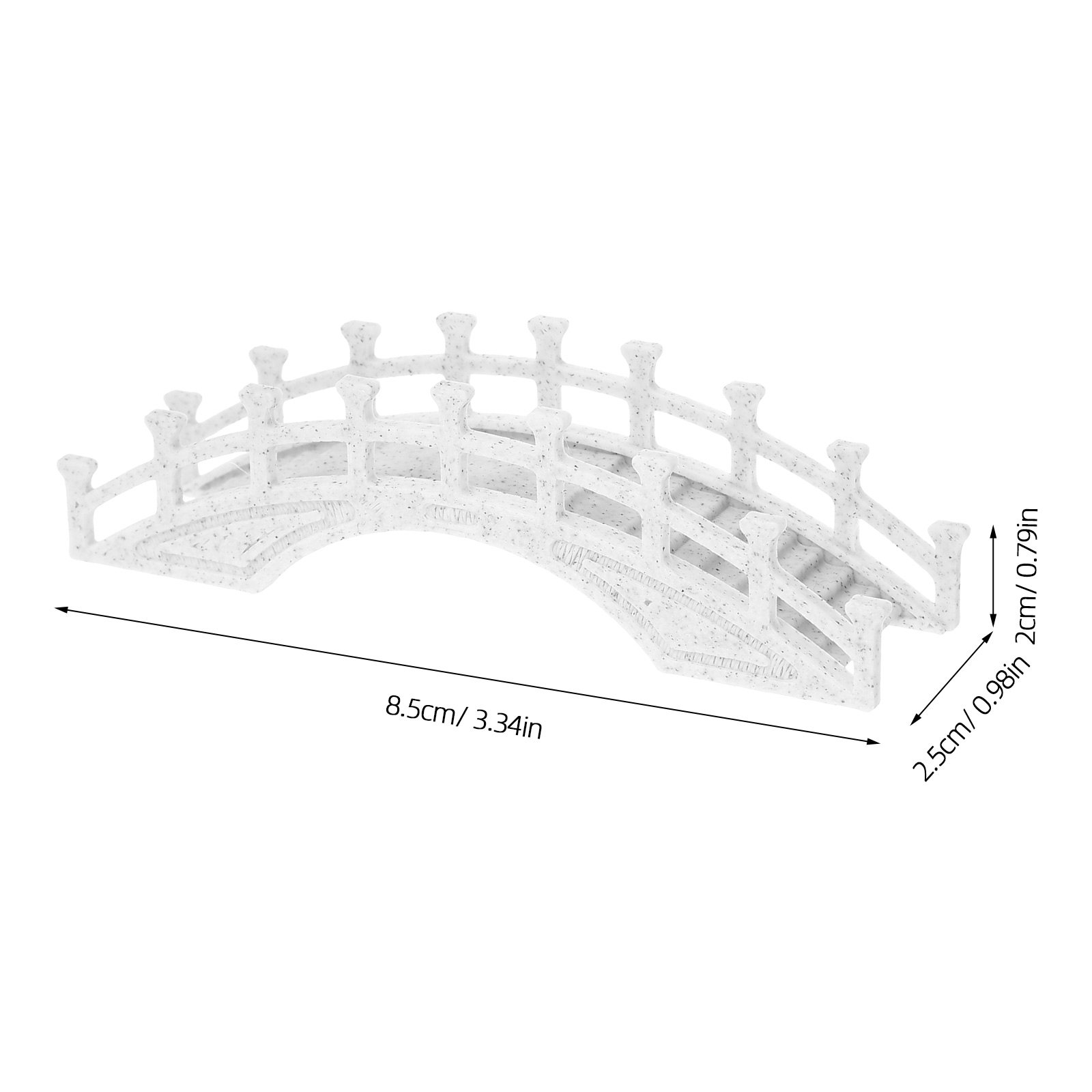 Miniature Arch Bridge Ornament - Aquarium Decor recension och pris