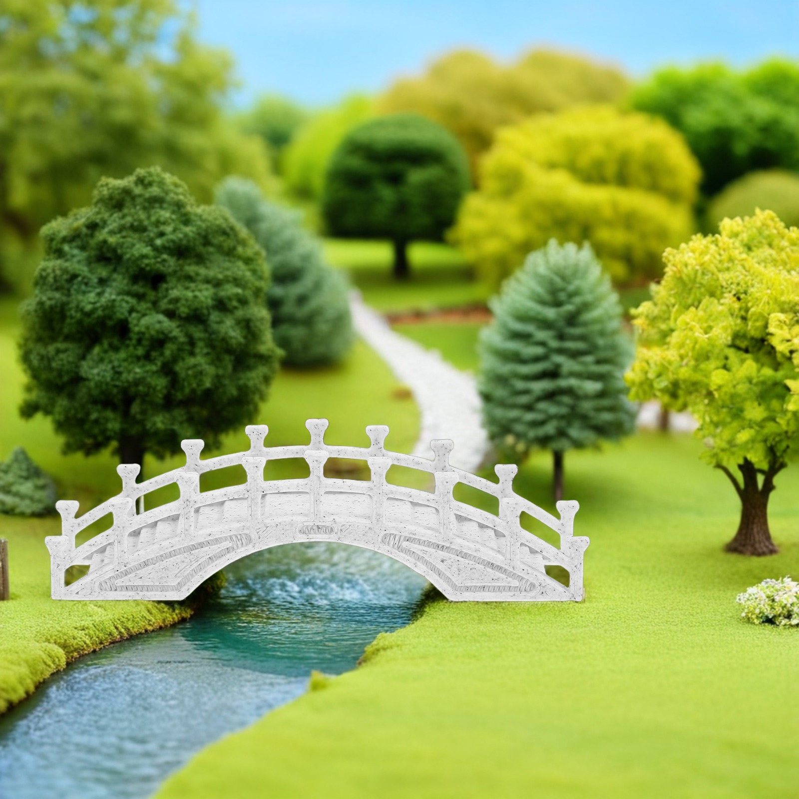 Miniature Arch Bridge Ornament - Aquarium Decor recension och pris