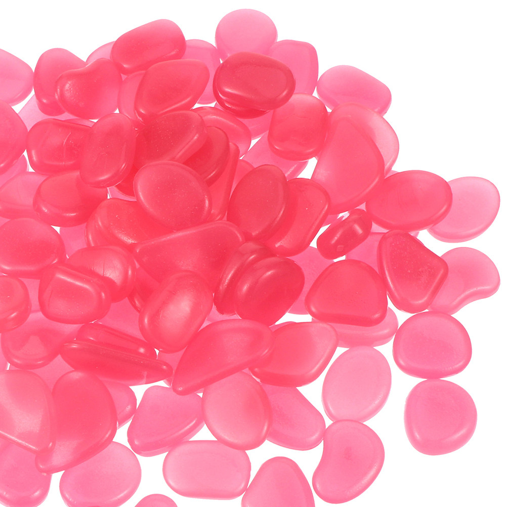 200Pcs Resin Glow in Dark Pebb - Fish Tank Gravel recension och pris