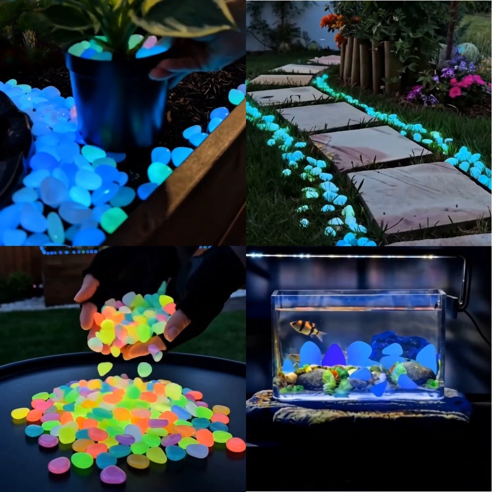 Colorful Glow In The Dark Lumi - Aquarium Plants recension och pris